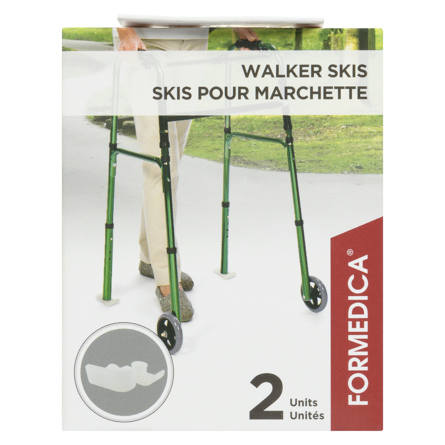 Skis pour marchette – 1" (2.5 cm) | FORMEDICA