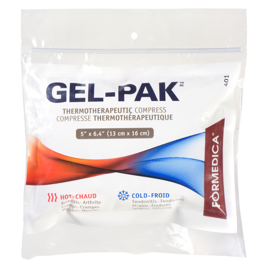 Compresse de gel multiusage sans pochette – 5" × 6" | GEL-PAK