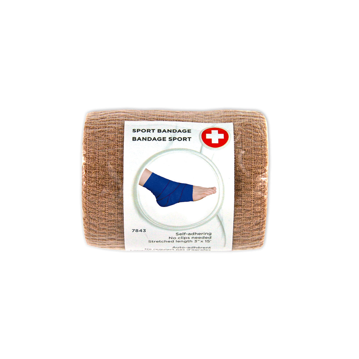 Self-Adhering Sport Bandage - Beige