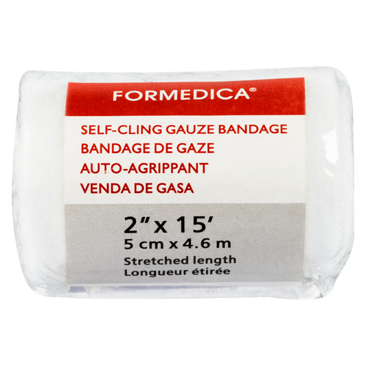Bandage de gaze auto‑agrippant – 2" × 15' | FORM-AID