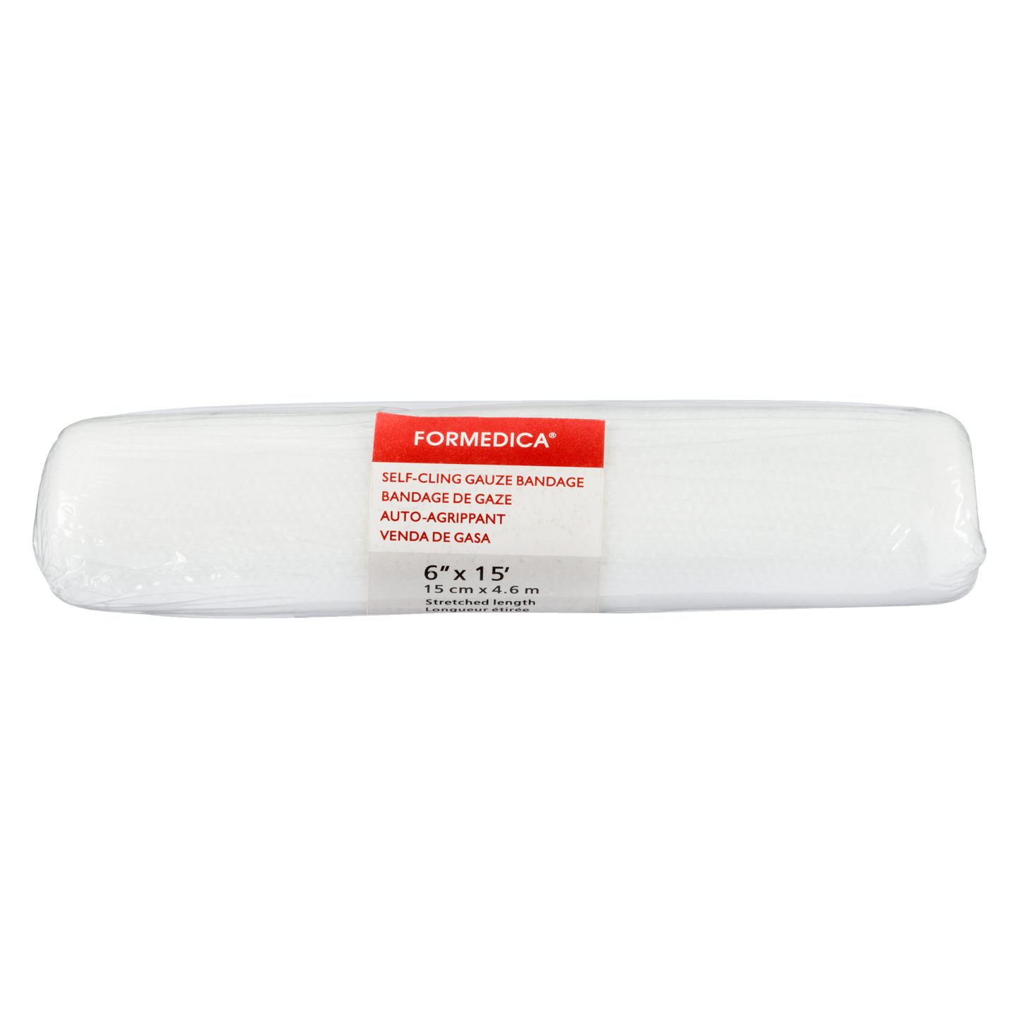 Bandage de gaze auto‑agrippant – 6" × 15' | FORM-AID