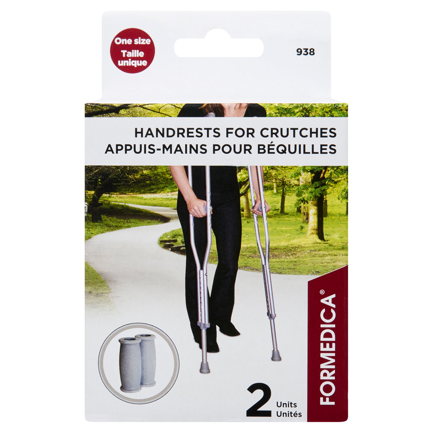 Appuis-mains pour béquilles | FORMEDICA