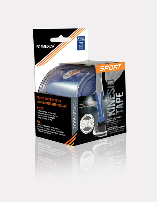 REFLECTIVE ADHESIVE KINESIO TAPE- BLUE
