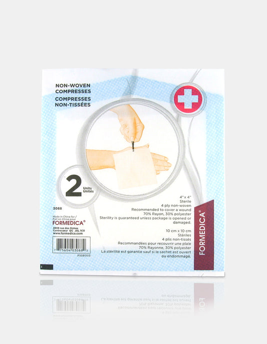 Compresses de gaze stériles