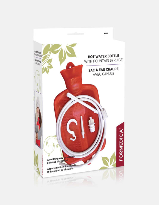 Bouillotte avec seringue