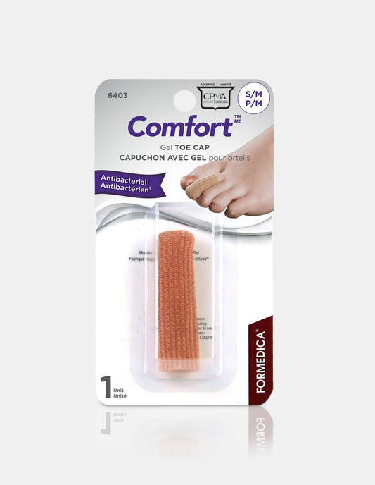 Capuchon de gel pour orteil - Antibactérien