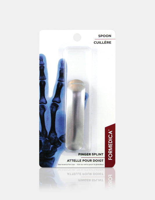 Attelle en aluminium pour doigt - Cuillère