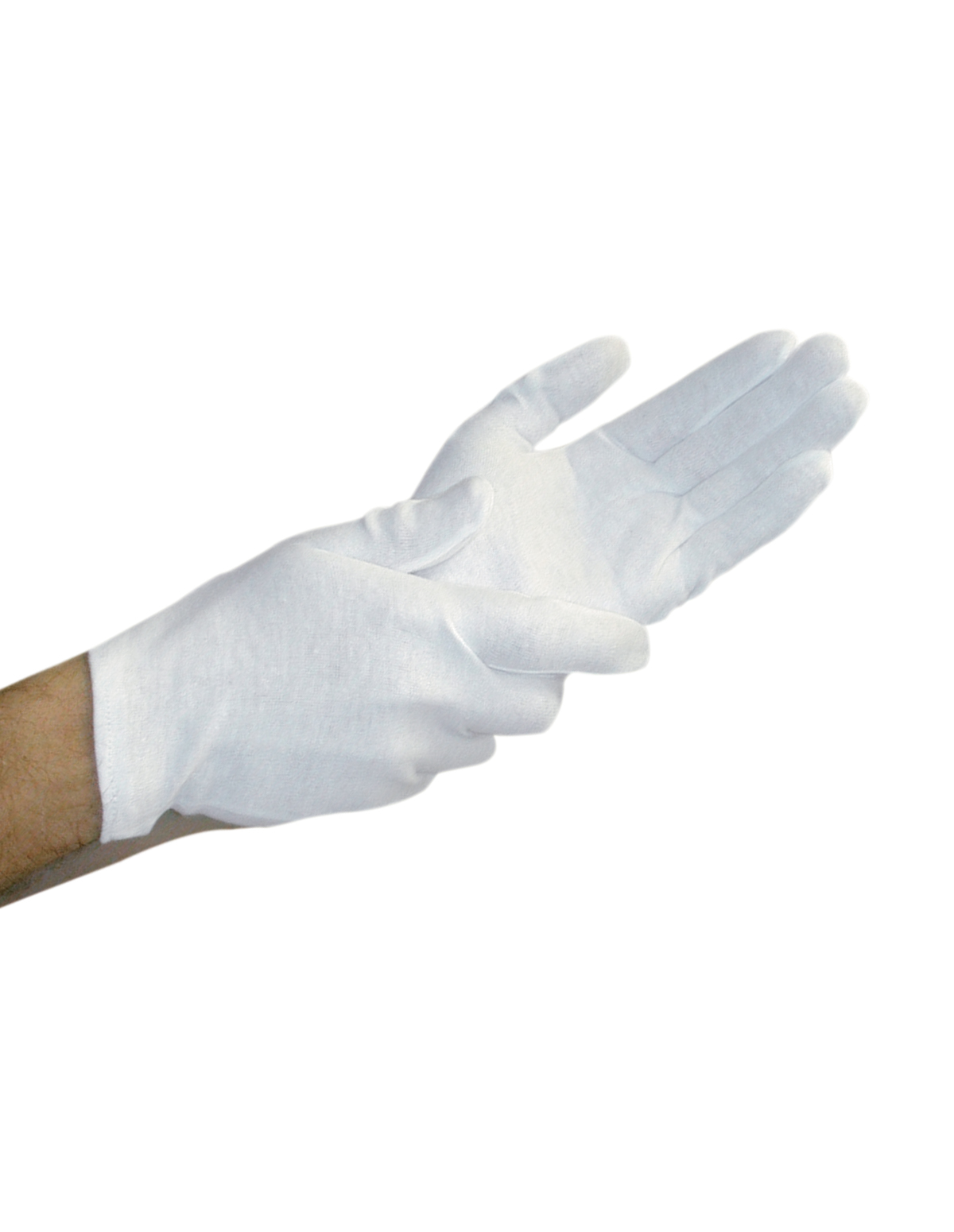 Gants cosmétiques Blancs 12 Paires Gants Soft Gants médicaux , Blanc Doux et délicats pour Les Mains 9 Gants en Coton 