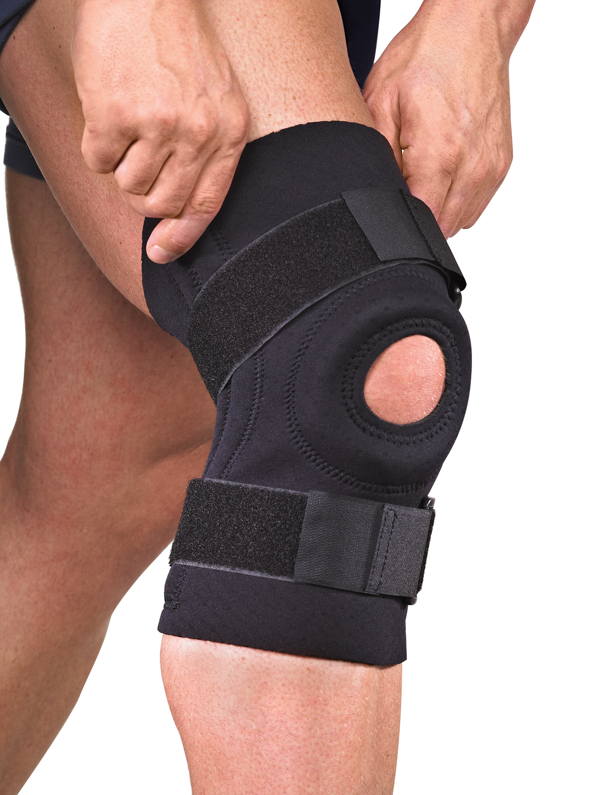 Orthèse de genou articulée médicale réglable orthèse soutien Ligament Sport  blessure attelle orthopédique sport genouillères 