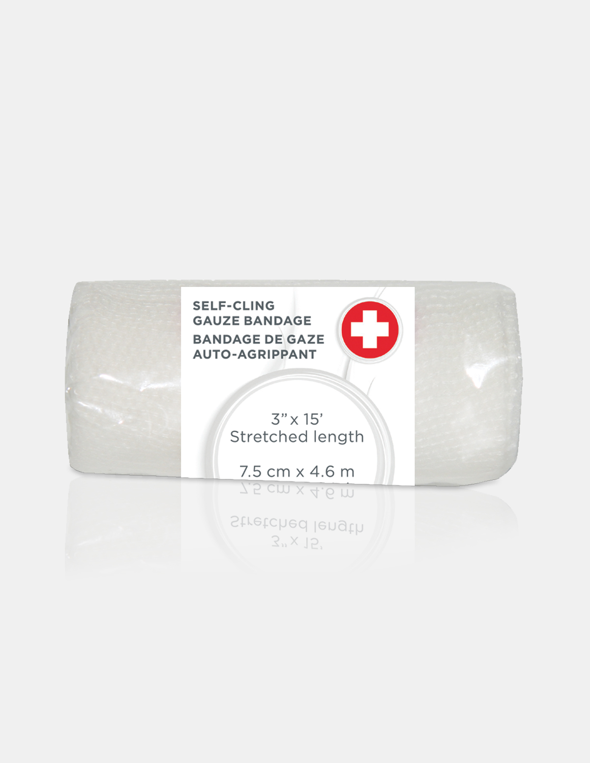 Rouleaux de bandage de gaze stérile (102 mm × 9 m)