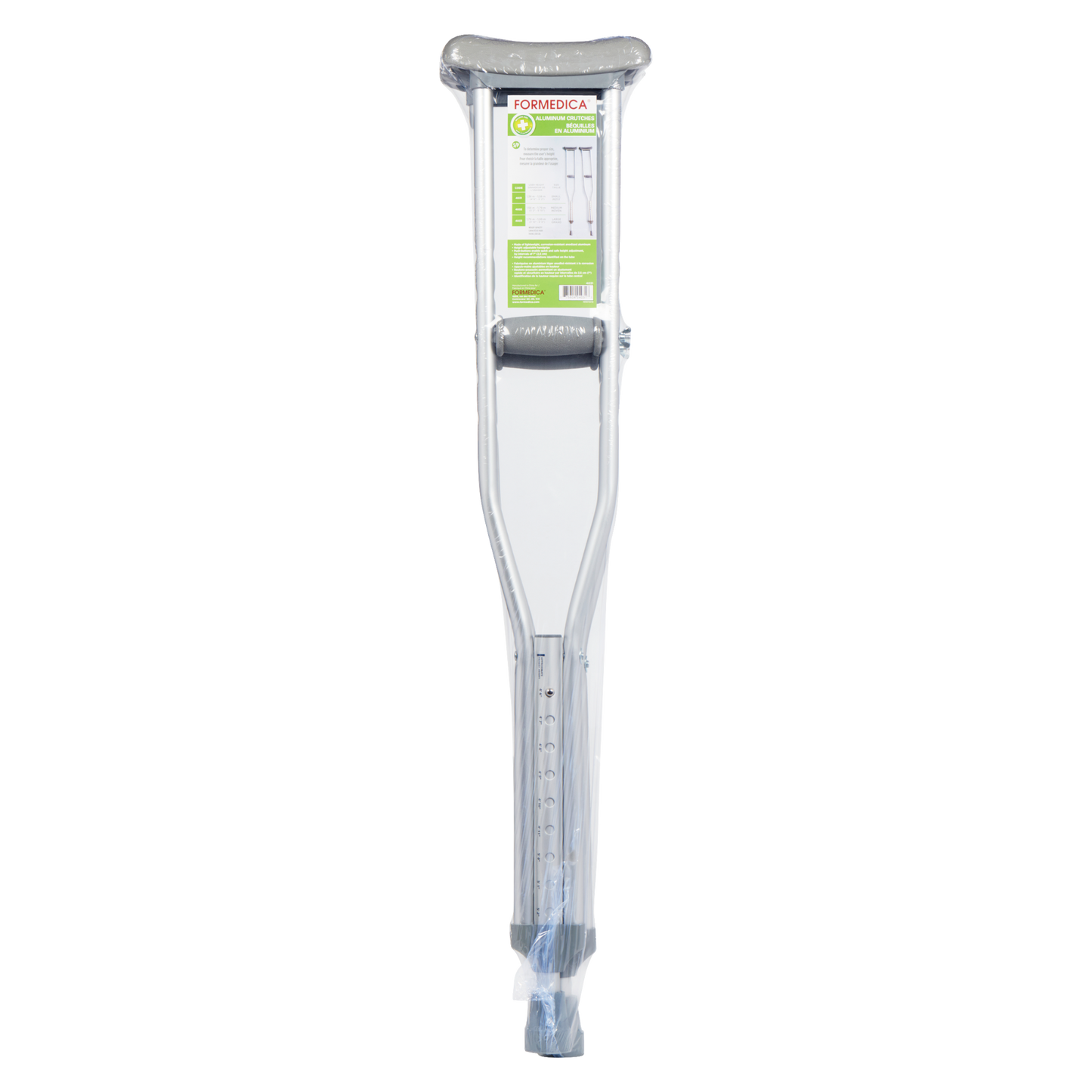 Béquilles en aluminium – 4' 6" à 5' 2" – P | FORMEDICA