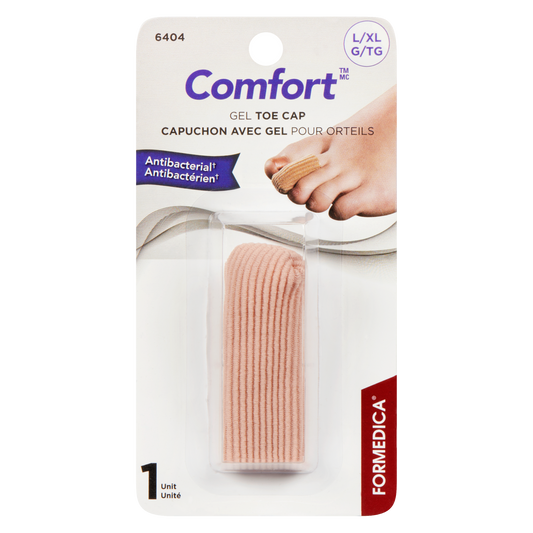 Capuchon de gel antibactérien pour orteil – G/TG | COMFORT