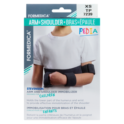 Immobilisation épaule/bras pour enfant – modèle Stevenson™ – 46–64 cm (18"–25") – TP | PEDIA