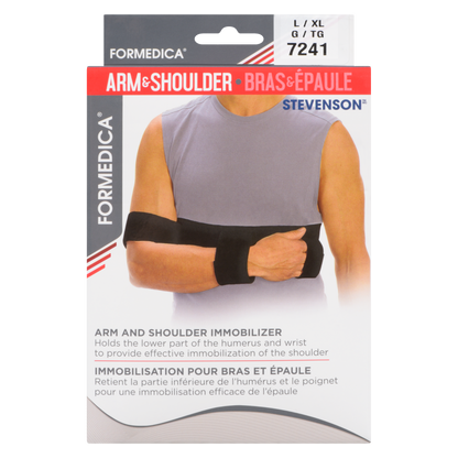 Immobilisation épaule/bras pour adulte – modèle Stevenson™ – 94–125 cm (37"–49") – G/TG | FORMEDIPRO
