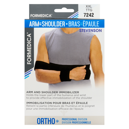 Immobilisation épaule/bras pour adulte – modèle Stevenson™ – 125–155 cm (37"–49") – TTG | FORMEDIPRO