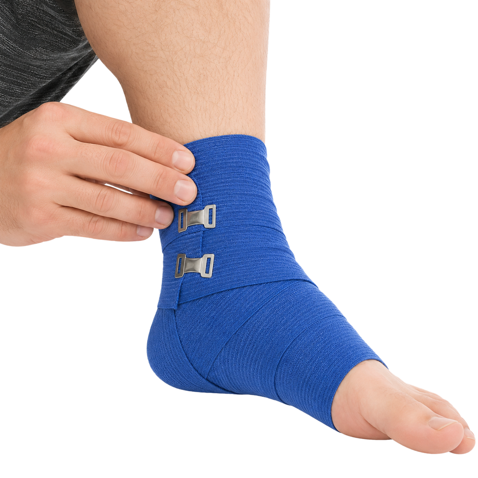 Bandage de refroidissement instantané avec agrafes – bleu – 10 cm × 3.2 m | FORMEDICA SPORT