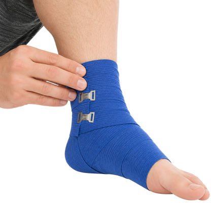 Bandage de refroidissement instantané avec agrafes – bleu – 10 cm × 3.2 m | FORMEDICA SPORT