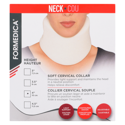 Collier cervical souple – 4" | FORMEDICA
