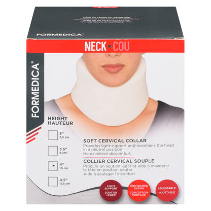 Collier cervical souple – 4" | FORMEDICA