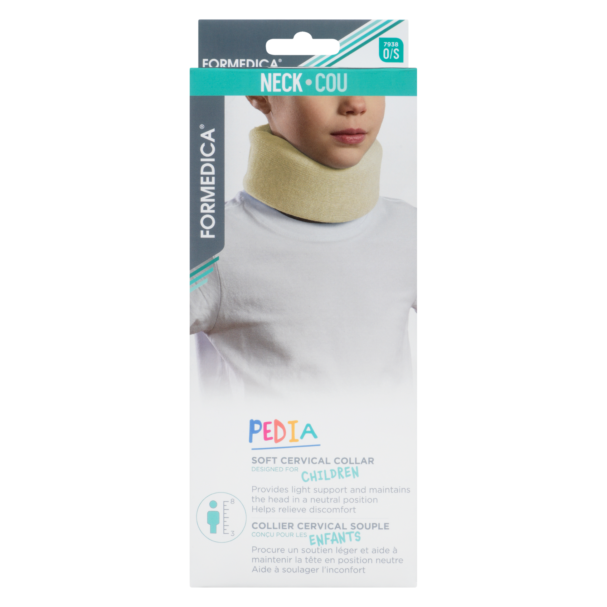 Collier cervical souple pour enfant – 2 ½" – TP | PEDIA