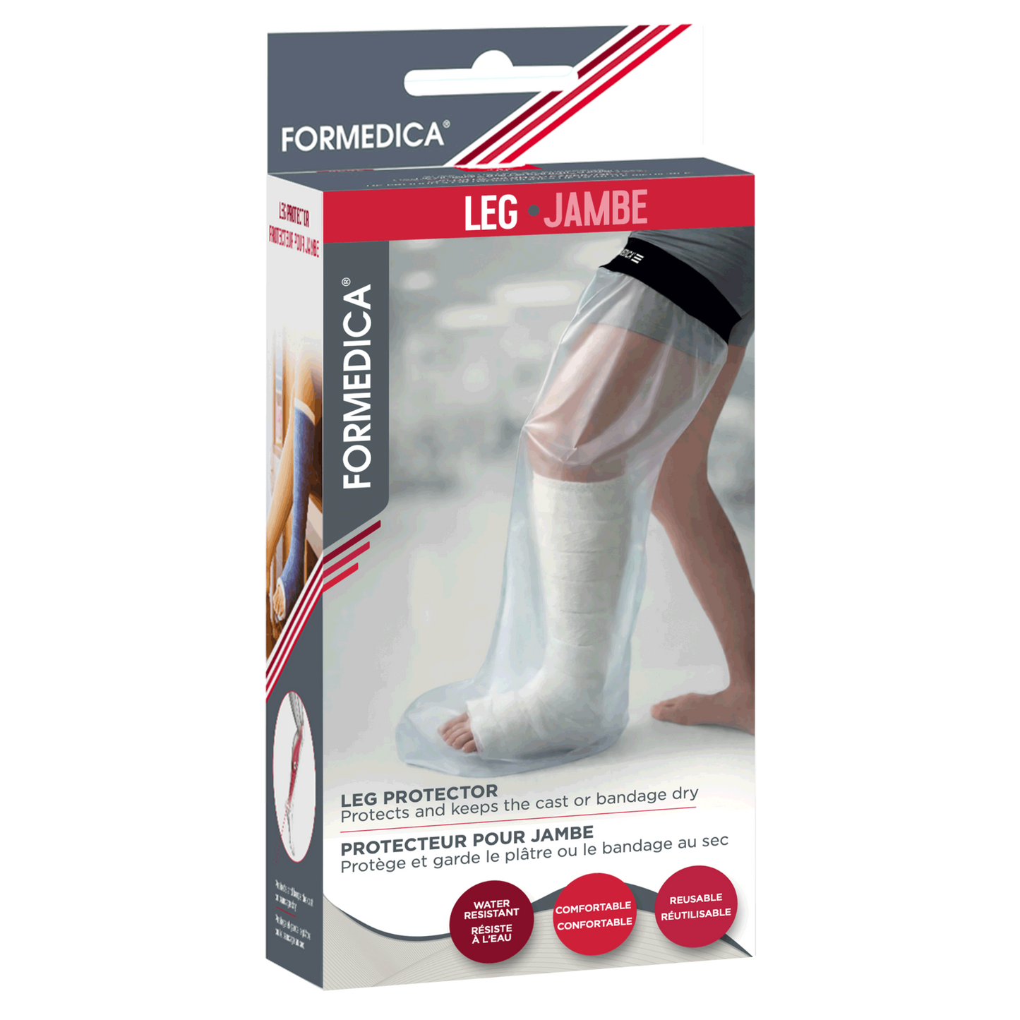Protecteur de plâtre imperméable pour jambe | FORMEDICA