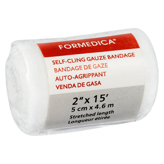 Bandage de gaze auto‑agrippant – 2" × 15' | FORM-AID