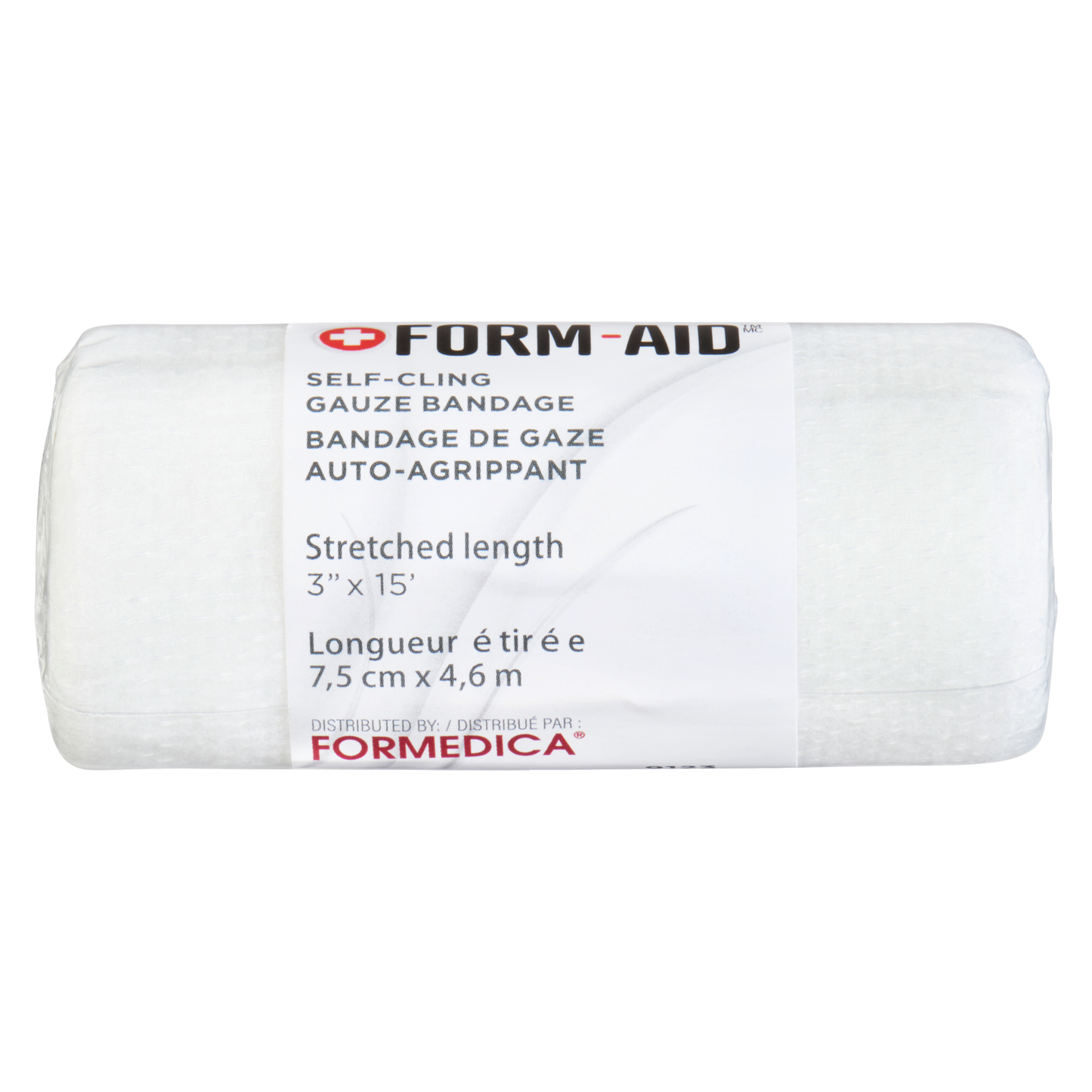 Bandage de gaze auto‑agrippant – 3" × 15' | FORM-AID