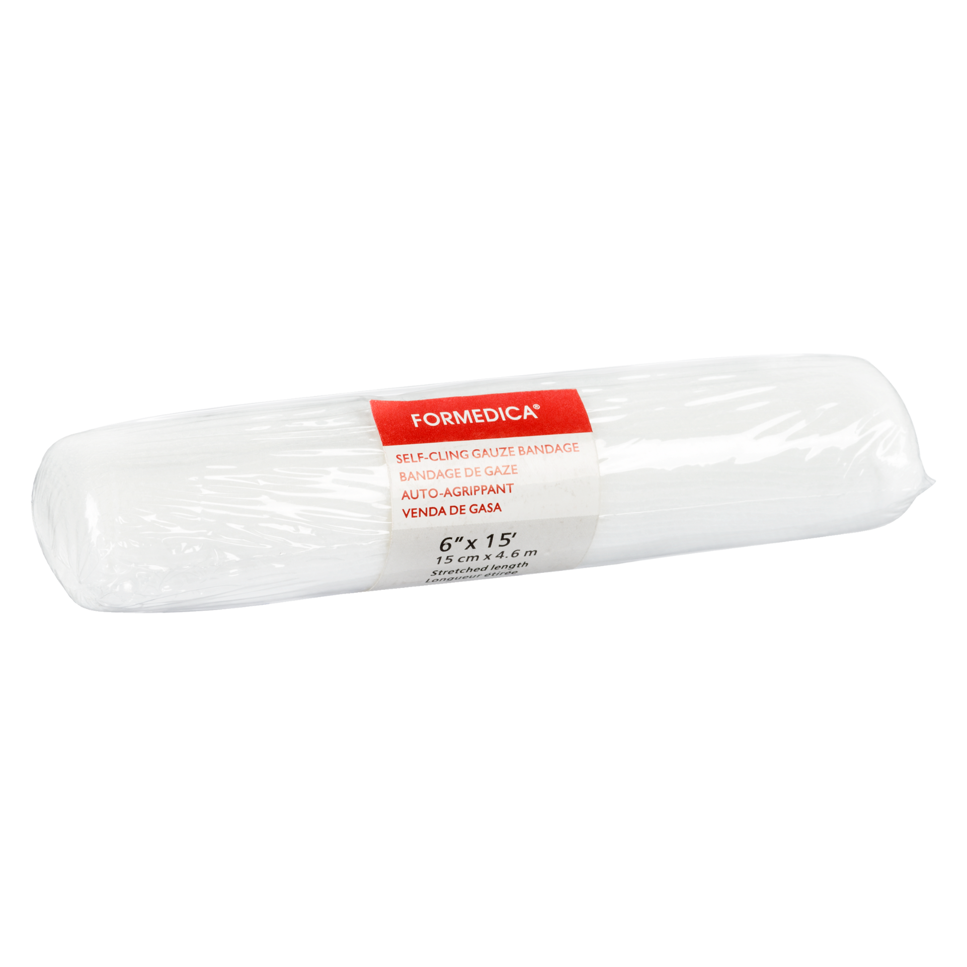 Bandage de gaze auto‑agrippant – 6" × 15' | FORM-AID