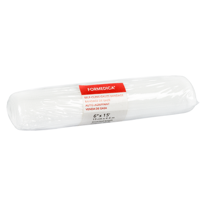 Bandage de gaze auto‑agrippant – 6" × 15' | FORM-AID