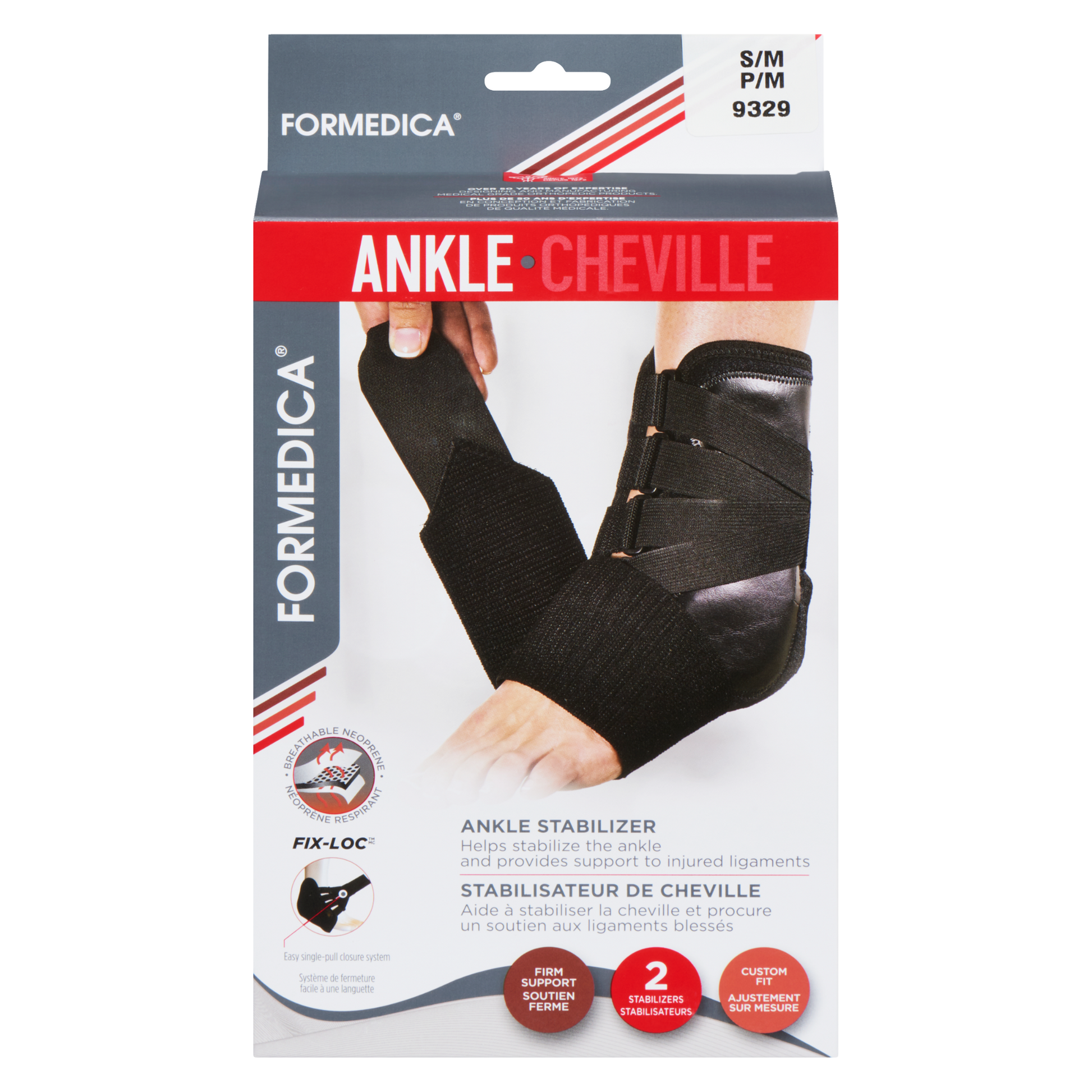 Stabilisateur pour cheville – FIX-LOC™ – P/M | FORMEDICA