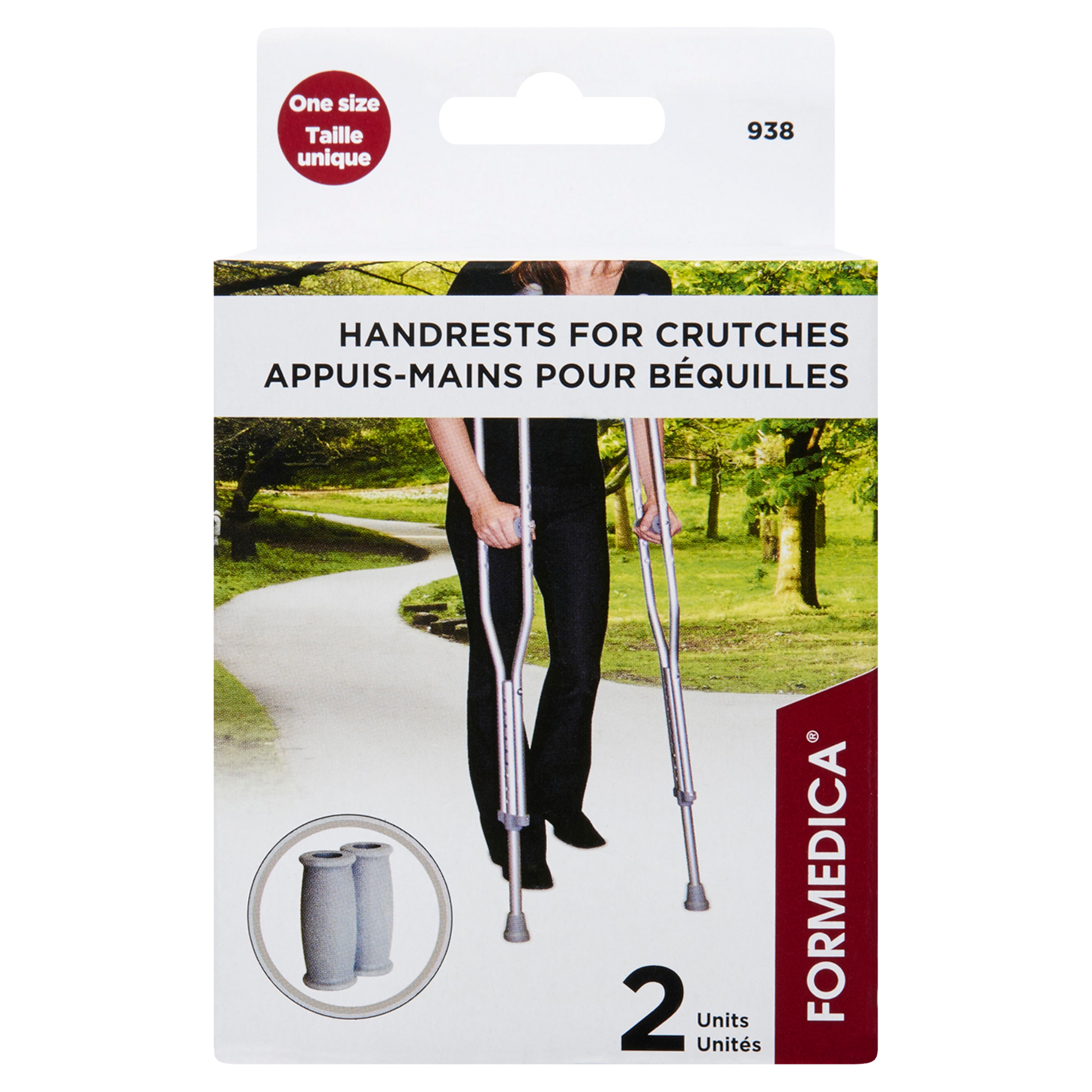 Appuis-mains pour béquilles | FORMEDICA