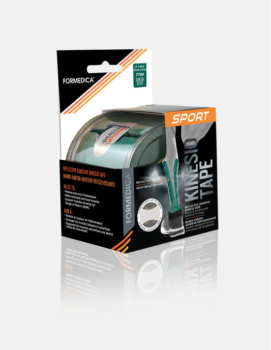 REFLECTIVE ADHESIVE KINESIO TAPE- GREEN