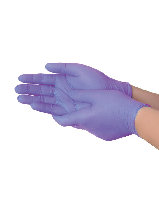 Gants Protection™ - Nitrile mauve