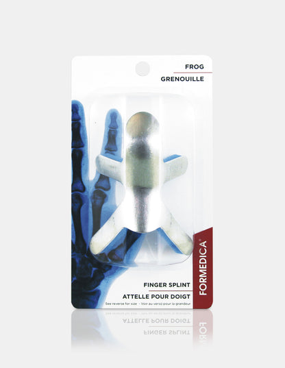 Attelle pour doigt en aluminium – modèle grenouille – 8,3 cm – G (12) | FORMEDIPRO