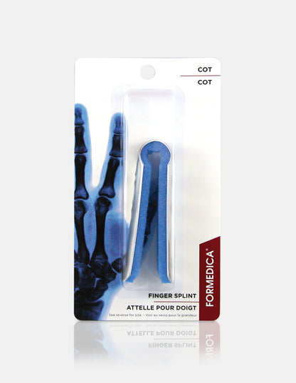 Attelle pour doigt en aluminium – modèle COT – 9,6 cm – G (12) | FORMEDIPRO